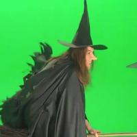 THE WIZARD OF OZ Blog: 'Green Screen' Witch Shoot! Video